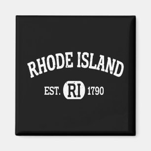 Rhode Island Retro Vintage Rhode Island Ri Magnet