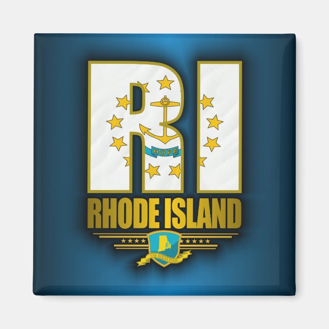 Rhode Island (RI) Magnet (Front)