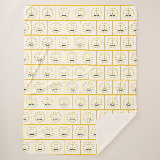 Rhode Island Sherpa Blanket (Front)