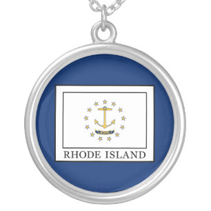 Rhode Island Silver Plated Necklace