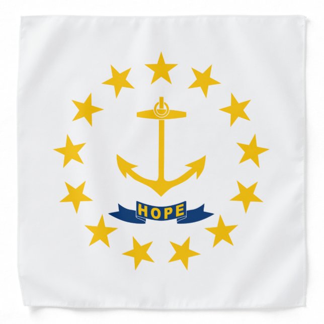 Rhode Island State Flag Bandana (Front)
