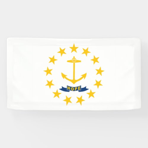 Rhode Island State Flag Banner