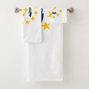 Rhode Island State Flag Bath Towel Set