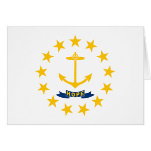 Rhode Island State Flag Cards