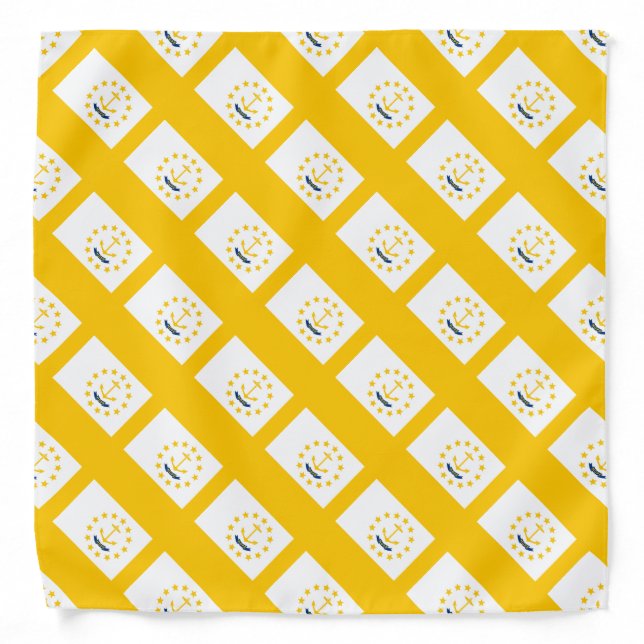 Rhode Island State Flag Design Bandana (Front)