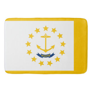 Rhode Island State Flag Design Bath Mat