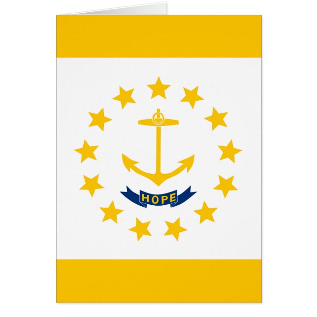 Rhode Island State Flag Design Cards (Front)