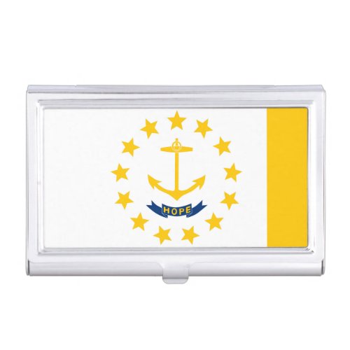 Rhode Island State Flag Design Case For Business Cards