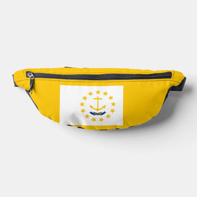 Rhode Island State Flag Design Fanny Pack (Lay Down)
