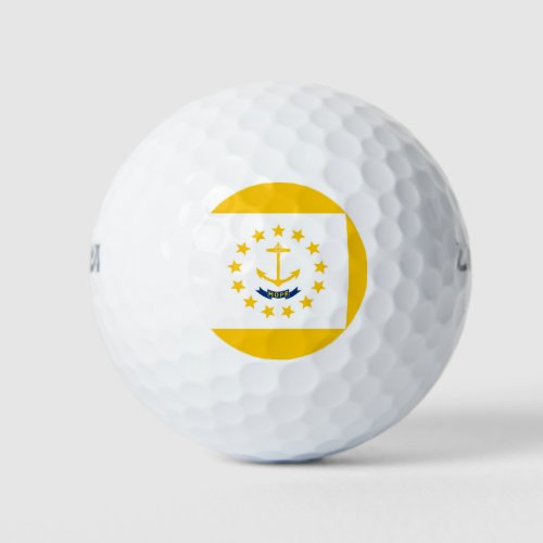 Rhode Island State Flag Design Golf Balls