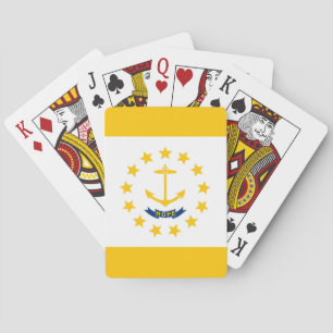 Rhode Island State Flag Design Poker Cards