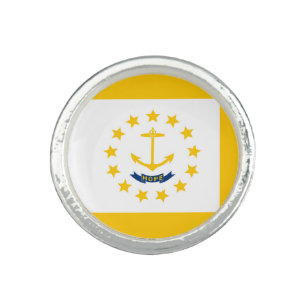 Rhode Island State Flag Design Ring