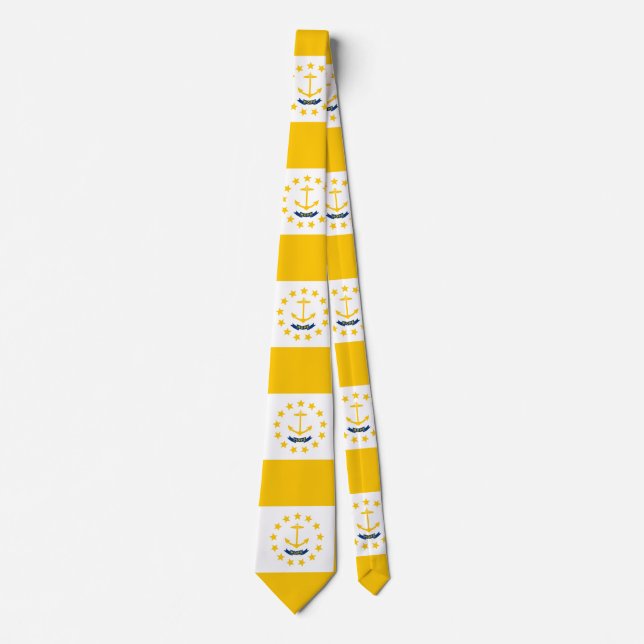 Rhode Island State Flag Design Tie (Front)