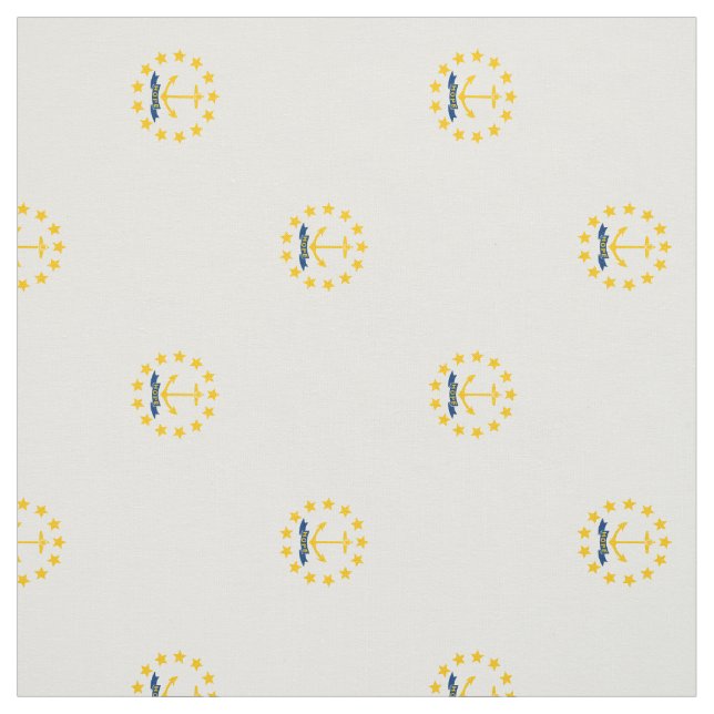 Rhode Island State Flag Fabric (Swatch)