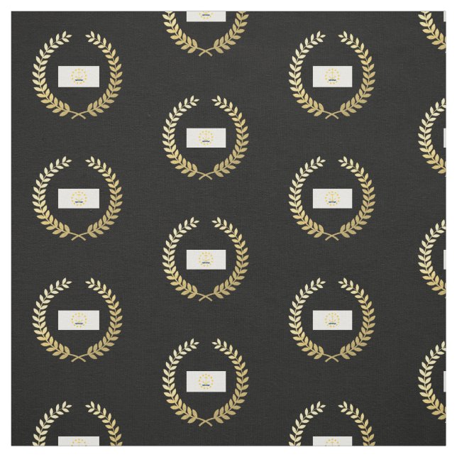 Rhode Island State Flag Fabric (Swatch)