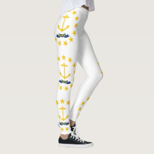 Rhode Island State Flag Leggings