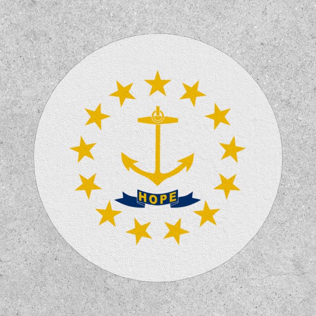 Rhode Island State Flag Patch (Front)