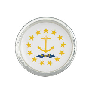 Rhode Island State Flag Ring