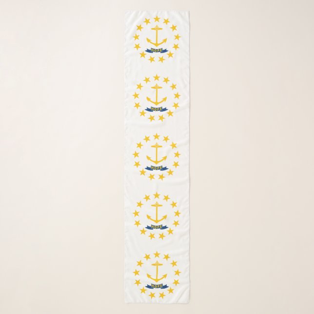 Rhode Island State Flag Scarf (Front)