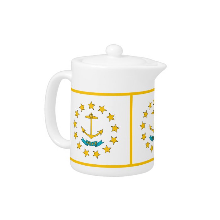 Rhode Island State Flag Teapot