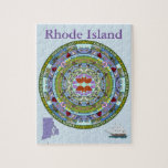 Rhode Island State Mandala Puzzle at Zazzle