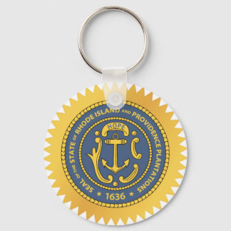 Rhode Island State Seal Keychain