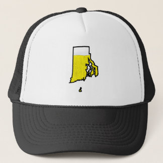 Rhode Island State Trucker Hat - Beer