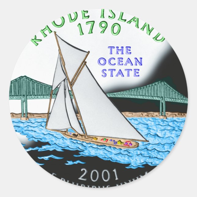 Rhode Island Sticker (Front)