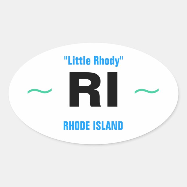 RHODE ISLAND stickers (4) (Front)
