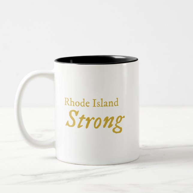 Rhode Island Strong  Coffee Mug (Left)