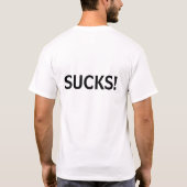 Rhode Island Sucks T-Shirt (Back)