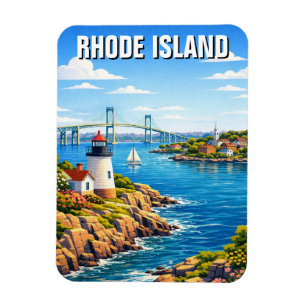 Rhode Island Travel Magnet