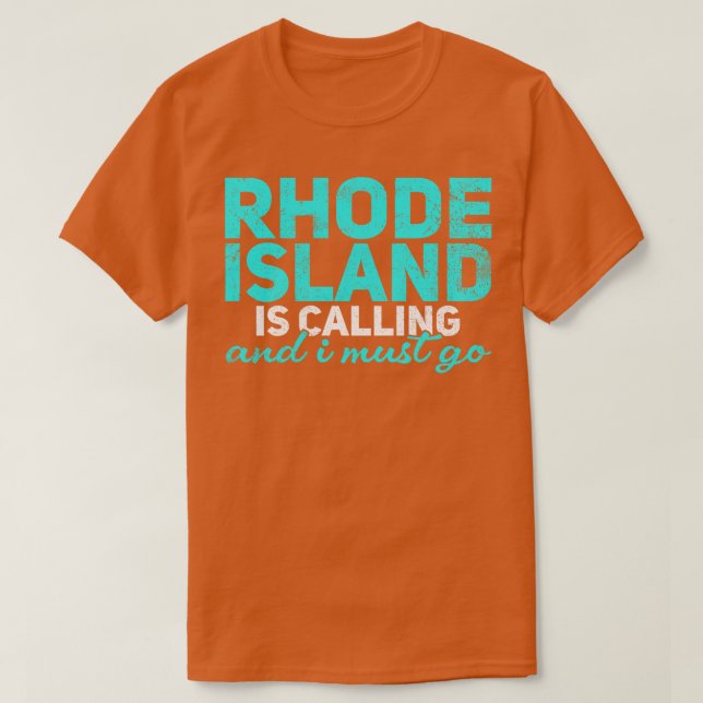 Rhode Island Traveling 1 T-Shirt (Design Front)