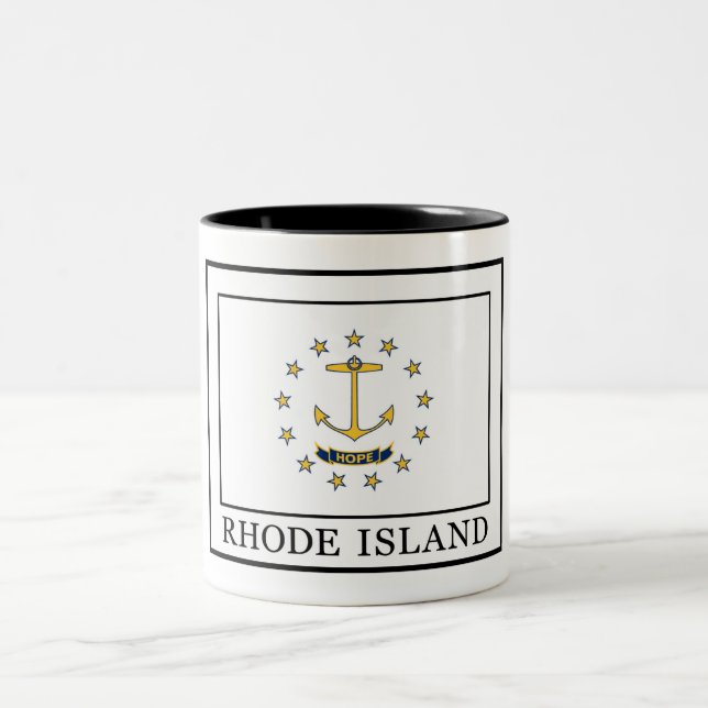 Rhode Island Two-Tone Coffee Mug (Center)