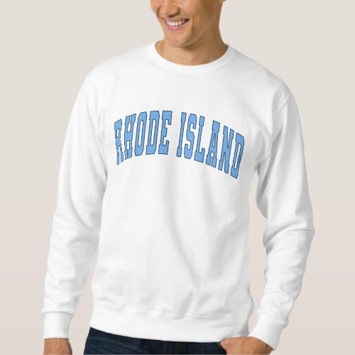 Rhode Island Vintage Varsity College Style Sweatshirt