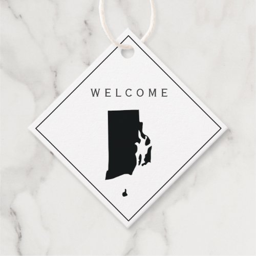 Rhode Island Welcome Bag Gift Tag Wedding Weekend