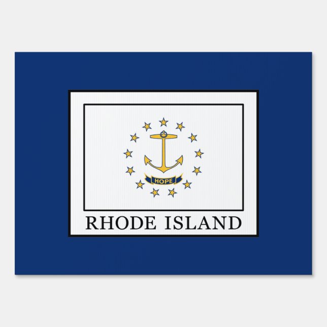 Rhode Island Yard Sign (Front)