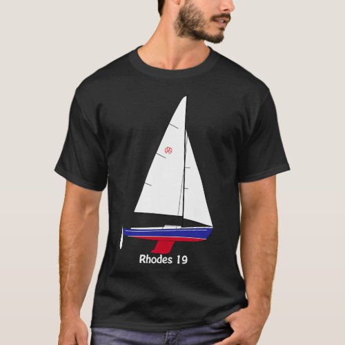 Rhodes 19 Sailboat T_Shirt