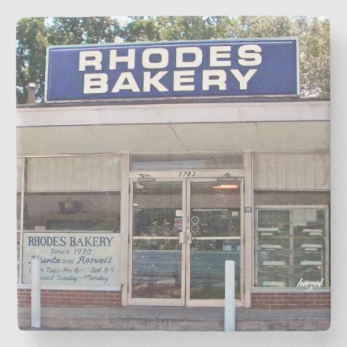 Rhodes Bakery Atlanta Rhodes Bakery  Stone Coaster