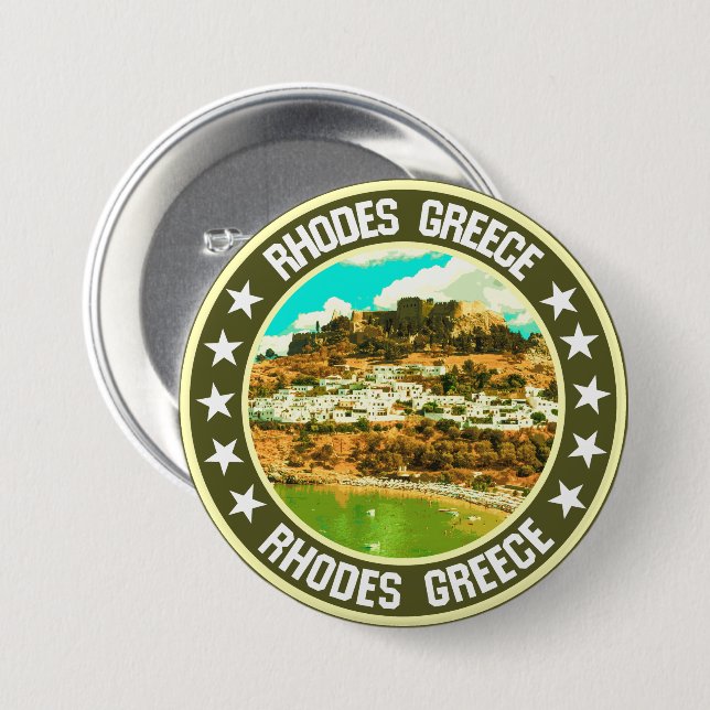 Rhodes                                             button (Front & Back)