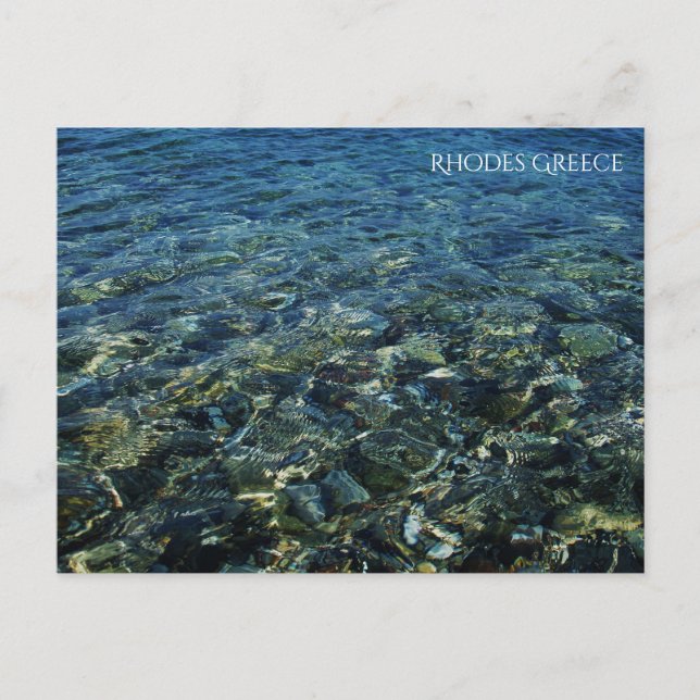 Rhodes Greece Postcard (Front)