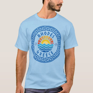 Rhodes Island, Greece - Light Blue Men's T-Shirt