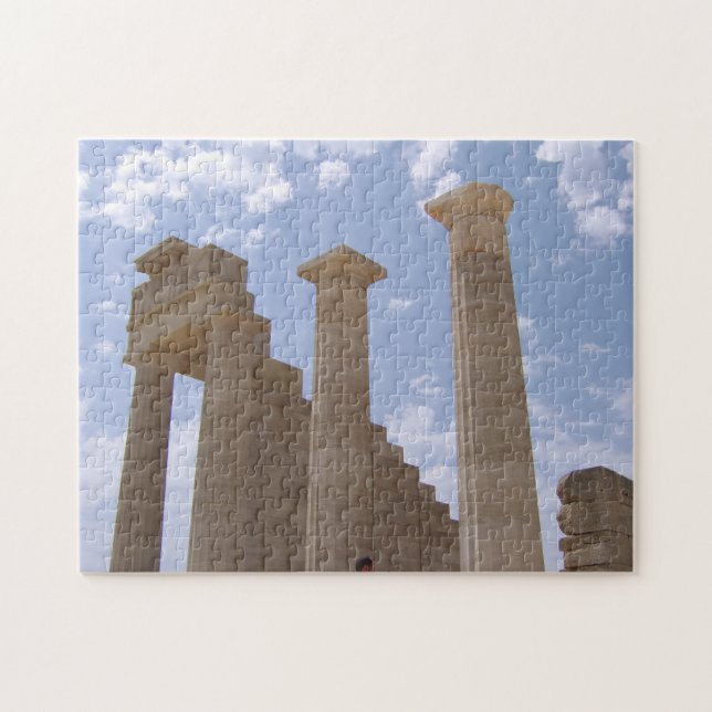 Rhodes Lindos Amphitheatre Greece Jigsaw Puzzle (Horizontal)