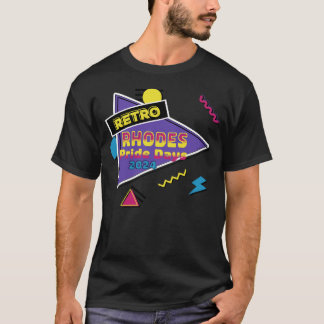 Rhodes Pride Days 2024 Retro Rhodes T-Shirt