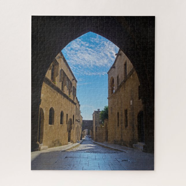 Rhodes Street of the Knights Puzzle (Vertical)
