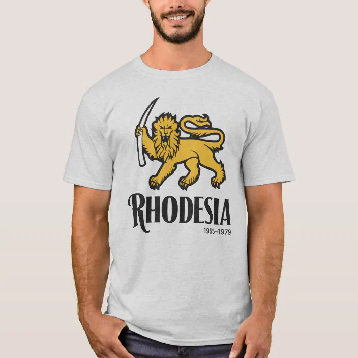 Rhodesian T-Shirt I'm Staying Rhodesia How About You Vintage Replica 1970 