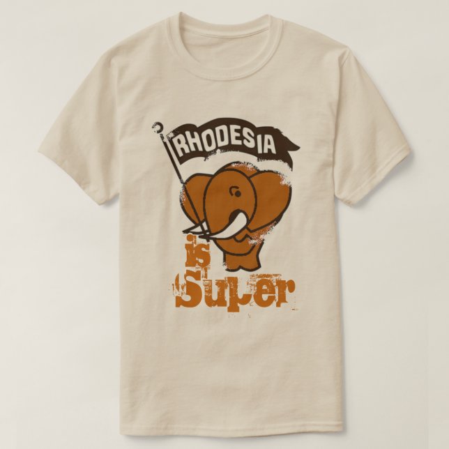 RHODESIA 1965 VINTAGE T-Shirt (Design Front)