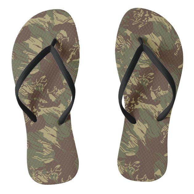 camo flip flops