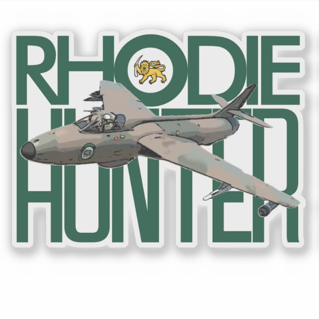 RHODESIAN HUNTER STICKER (Front)