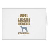 Rhodesian Ridgeback (Front Horizontal)